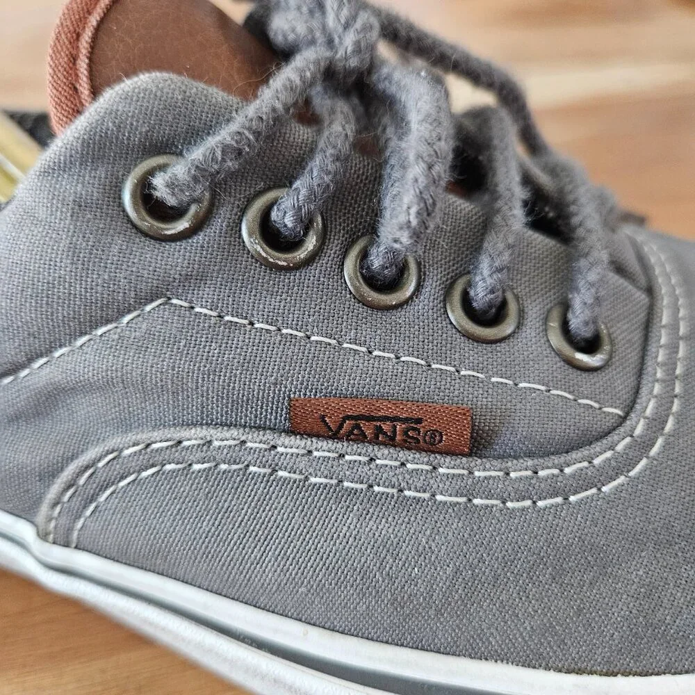 Vans Era 59, dark grey with leather accents, size 8
